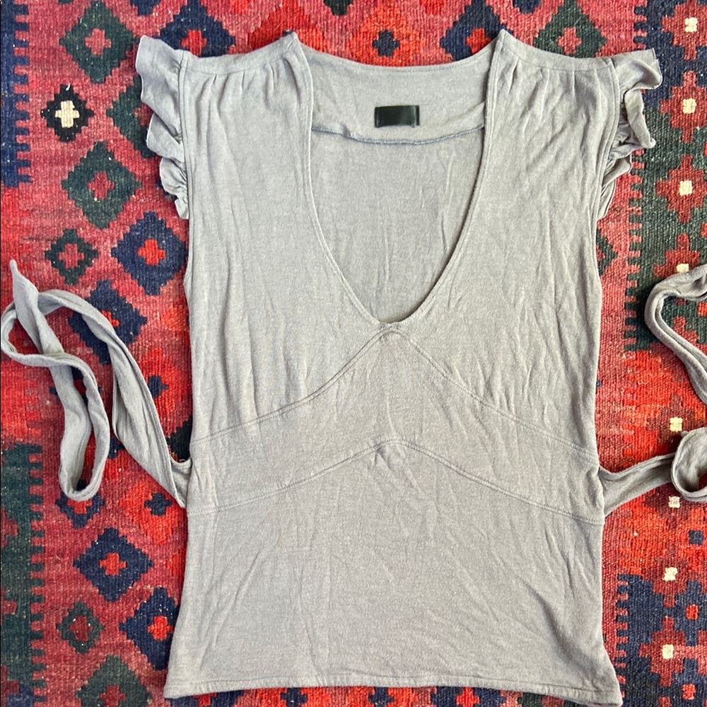 Thieves Ruffled Top with belt